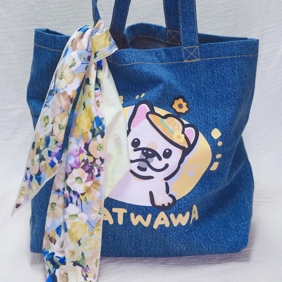 SunnyPaws Denim Tote, photo 4 of 5